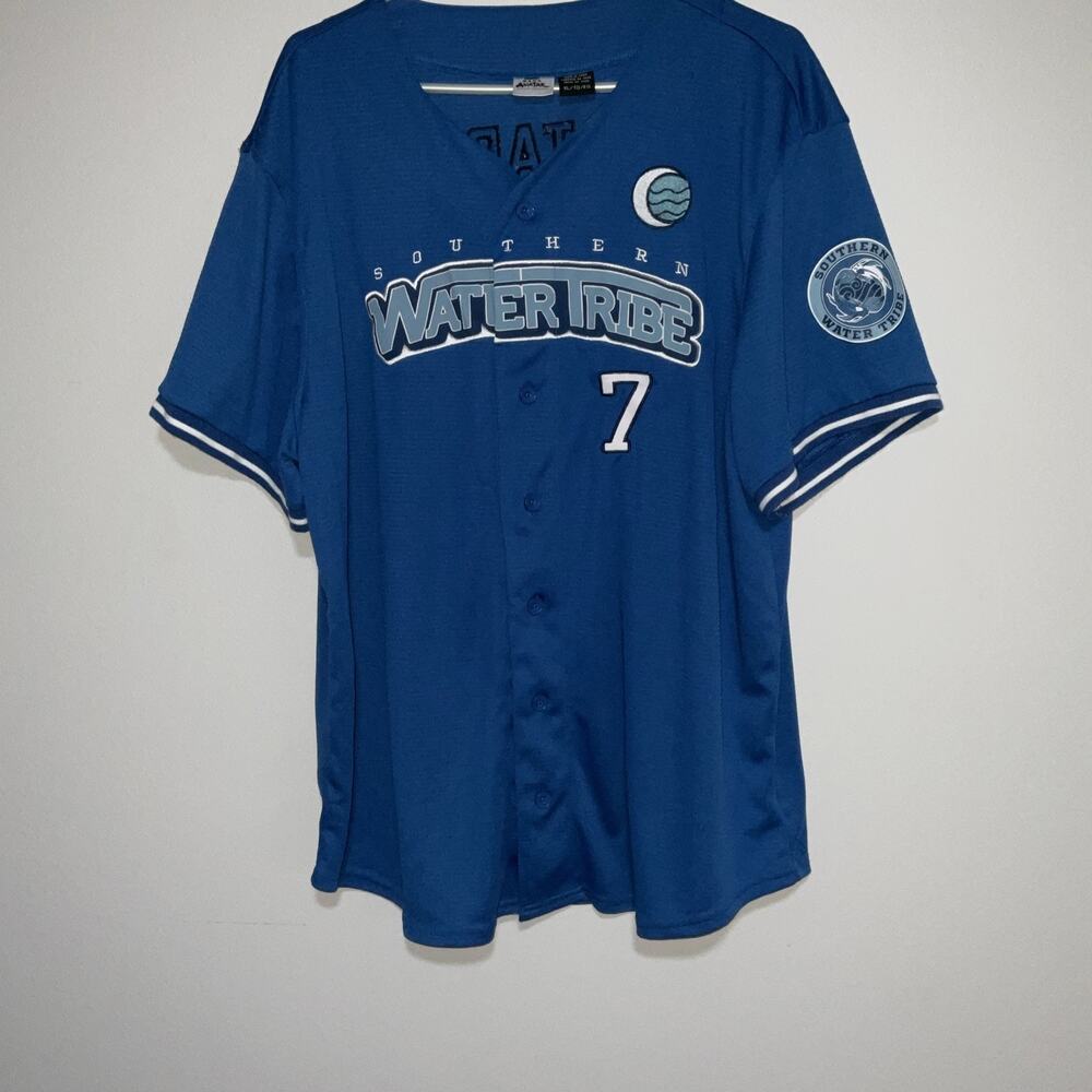 Avatar Southern Water Tribe Baseball Jersey Katara Last Airbender XL